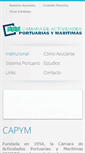 Mobile Screenshot of camaracapym.com.ar