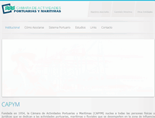 Tablet Screenshot of camaracapym.com.ar